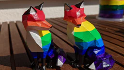 Rainbow Foxes